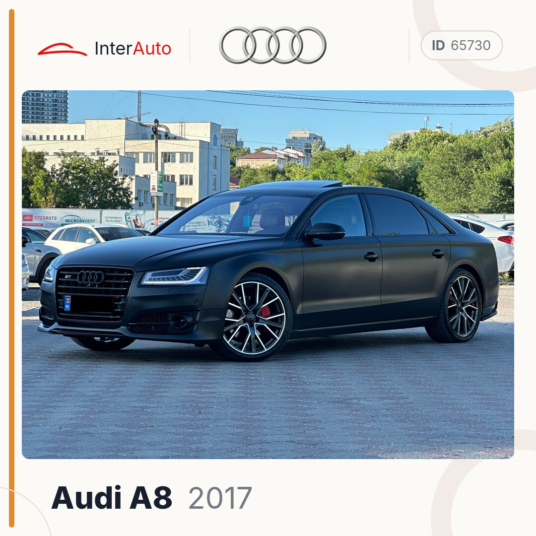 Audi A8 2017 D4 de vânzare în Moldova | InterAuto
